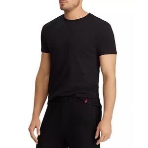 Polo Ralph Lauren Stretch Slim Fit Cotton Crew T-Shirt Black Size XL